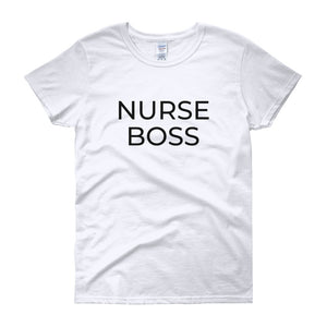 NURSE BOSS Women's short sleeve t-shirt